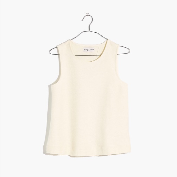 Madewell Texture & Thread Split-Back Shell Top - Picture 2 of 8